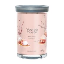 Yankee Candle Geurkaars Large Tumbler - met 2 lonten - Pink Sands - 15 cm / ø 10 cm