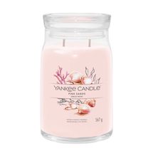 Yankee Candle Geurkaars Large - met 2 lonten - Pink Sands - 16 cm / ø 9 cm