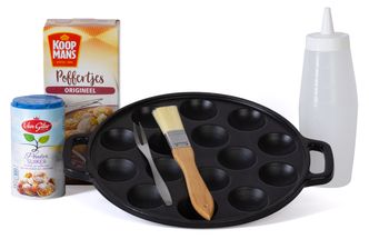 Inductie Poffertjespan Cadeauset Compleet