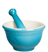 Le Creuset Vijzel met Stamper Caribbean Blue ø 12 cm