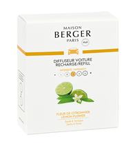 Maison Berger Navulling - voor autoparfum - Lemon Flower - 2 Stuks