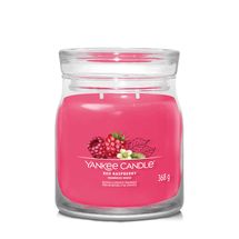 Yankee Candle Geurkaars Medium - met 2 lonten - Red Raspberry - 11 cm / ø 9 cm