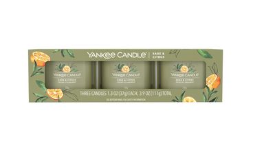 Yankee Candle Giftset Sage &amp; Citrus - 3 Stuks
