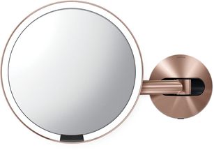 Simplehuman Sensor make up spiegel - rosegoud - netstroom