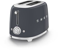 SMEG Broodrooster - 2 sleuven - leigrijs - TSF01GREU