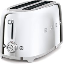 SMEG Broodrooster - 2 lange sleuven - verchroomd - TSF02SSEU