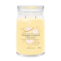 Yankee Candle Geurkaars Large - met 2 lonten - Vanilla Cupcake - 16 cm / ø 9 cm