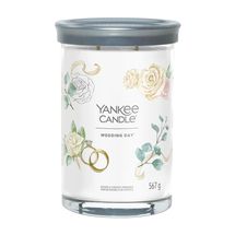 Yankee Candle Geurkaars Large Tumbler - met 2 lonten - Wedding Day - 15 cm / ø 10 cm