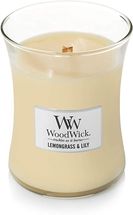 WoodWick Medium Candle Lemongrass & Lily