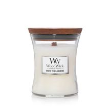 WoodWick kaars White Tea &amp; Jasmine - medium