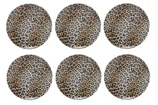 Studio Tavola Ontbijtborden Leopard ø 21 cm - 6 Stuks