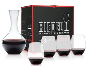 Riedel Syrah / Shiraz wijnglazen O Wine + decanteer - 4 stuks