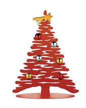 Alessi Kerstboom Bark - BM06/30 R - Rood - 30 cm - door Michael Boucquillon &amp; Donia Maaoui