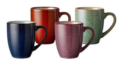 Bitz Mokken Glossy Multicolor 300 ml - 4 Stuks