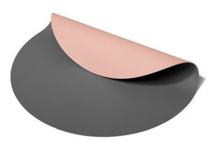 Jay Hill placemat ø 38cm - grijs/roze