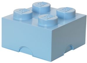 LEGO® Opbergbox Lichtblauw 25 x 25 x 18 cm