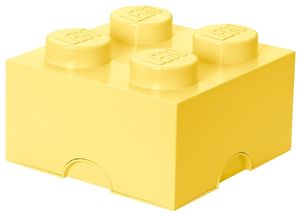 LEGO® Opbergbox Lichtgeel 25 x 25 x 18 cm