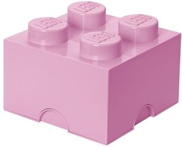 LEGO® Opbergbox Licht Roze 25 x 25 x 18 cm