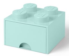 LEGO® Opbergbox met Lade Azuurblauw 25 x 25 x 18 cm
