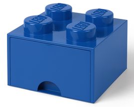 LEGO® Opbergbox met Lade Blauw 25 x 25 x 18 cm