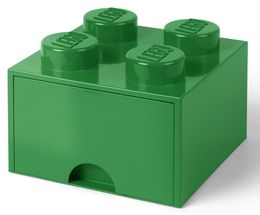 LEGO® Opbergbox met Lade Groen 25 x 25 x 18 cm