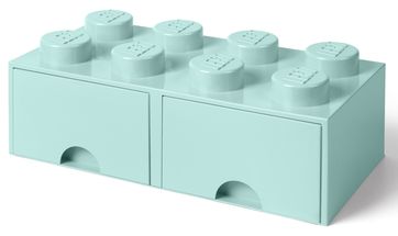 LEGO® Opbergbox met Lades Azuurblauw 50 x 25 x 18 cm