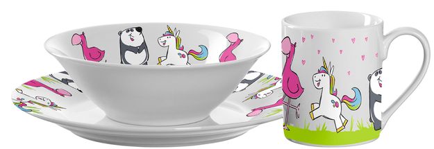 Leonardo Kinderservies Bambini Meisje 3-Delig