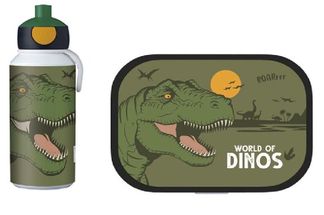 Mepal Lunchset (Schoolbeker &amp; Lunchbox) Campus Pop-Up Dino