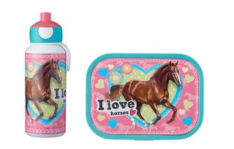 Mepal Lunchset (Schoolbeker &amp; Lunchbox) Campus Pop-Up My Horse