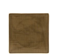 Rosenthal Mesh gebaksbordje 17x17cm - walnut