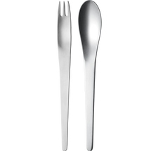 Georg Jensen Arne Jacobsen saladebestek - mat