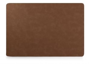 Salt &amp; Pepper Placemat Dinner - Vegan leer - Lichtbruin - 48 x 33 cm
