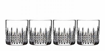 Waterford Lismore Connoisseur Whiskyglas - diamond straight - set van 4