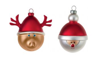 Alessi Kerstballen Set 2-Delig