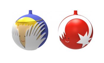 Alessi Kerstballen Set 2-Delig