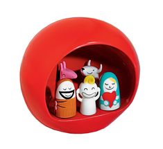 Alessi Kerststal Rood