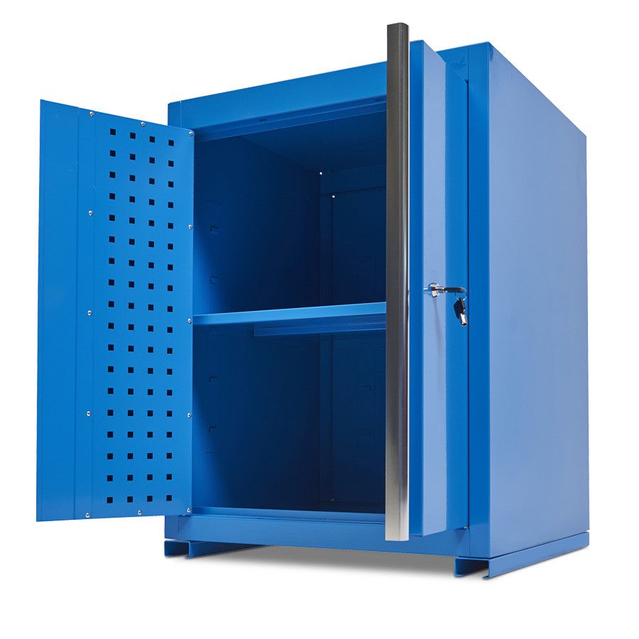 Werkplaatskast PRO met 2 deuren blauw