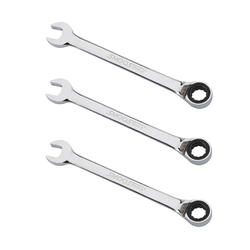Omschakelbare ringratelsleutel - 10 mm - 3 stuks 1