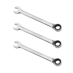 Omschakelbare ringratelsleutel - 16 mm - 3 stuks 1