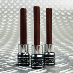 Losse inbus dop H8 met 1/2 inch opname - 3 stuks 1