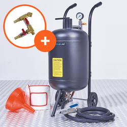 Mobiele straalketel - 80 liter + soda straalkit 1