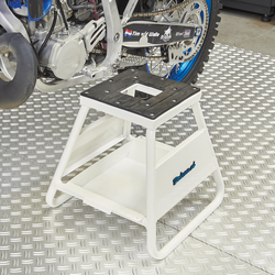 MX stand Husqvarna wit
