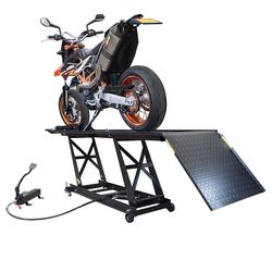 Motorheftafel hydropneumatisch met inrijklem en spanband 1