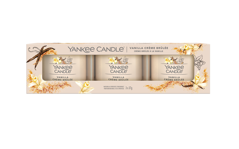 Vela Perfumada Yankee Candle Grande - con 2 mechas - Vanilla Creme Brulee -  16 cm / ø 9 cm