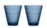 Iittala Kastehelmi glas 30cl regenblauw - 2 stuks