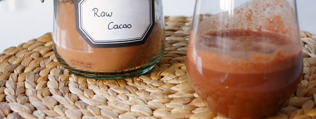 Raw cacao smoothie