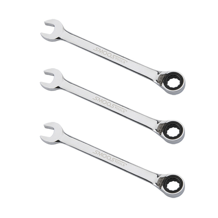 Omschakelbare ringratelsleutel - 18 mm - 3 stuks 1