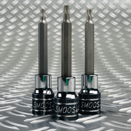 Losse torx dop T8 met 1/2 opname - 3 stuks 1
