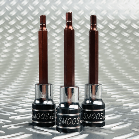 Losse inbus dop H4 met 1/2 inch opname - 3 stuks 1