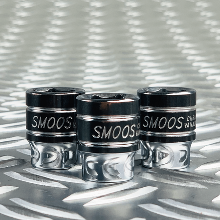 Losse Engelse dop 1/2 inch 6-kants met 3/8 opname - 3 stuks 1